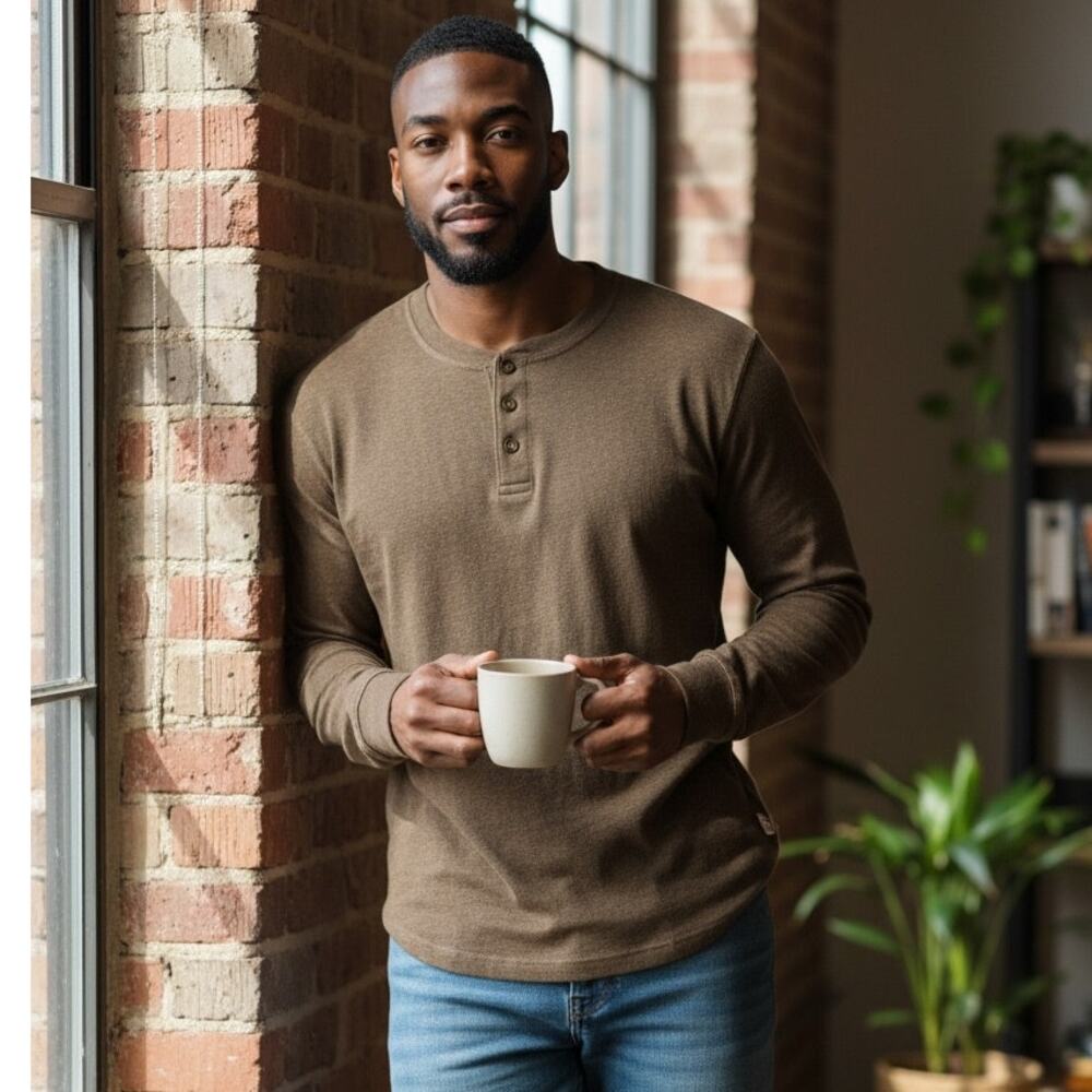 High Sierra Men's Waffle Knit Long Sleeve Thermal Bundle NWOT L